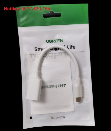 Cáp chuyển USB Type C sang USB 3.0 OTG Ugreen 30702